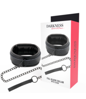 DARKNESS - COLLAR CON CADENA  NEGRO