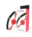 DARKNESS - MORDAZA  SILICONA ROJO