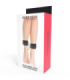 DARKNESS - ESPOSAS CUERO AJUSTABLES TOBILLOS NEGRO CON CANDADO