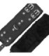 DARKNESS - ESPOSAS CUERO CON FORRO AJUSTABLES NEGRO