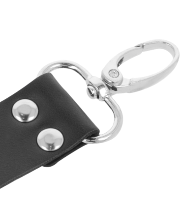 DARKNESS - ESPOSAS DE CUERO PARA PIES Y MANOS NEGRO