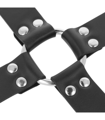 DARKNESS - ESPOSAS DE CUERO PARA PIES Y MANOS NEGRO