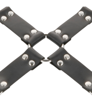 DARKNESS - ESPOSAS DE CUERO PARA PIES Y MANOS NEGRO