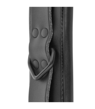 DARKNESS - ESPOSAS Y COLLAR DE CUERO NEGRO