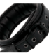 DARKNESS - ESPOSAS Y COLLAR DE CUERO NEGRO