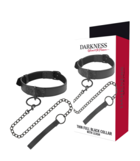 DARKNESS - COLLAR CON CADENA NEGRO