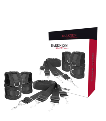 DARKNESS - SET DE ATADURAS PARA LA CAMA