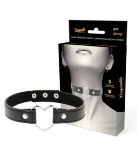 COQUETTE CHIC DESIRE - COLLAR CUERO VEGANO ACCESORIO WOMAN CORAZÓN