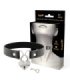 COQUETTE CHIC DESIRE - COLLAR CUERO VEGANO ACCESORIO CORAZÓN CON LLAVE