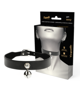 COQUETTE CHIC DESIRE - COLLAR CUERO VEGANO ACCESORIO WOMAN CASCABEL