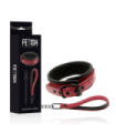 FETISH SUBMISSIVE DARK ROOM - COLLAR CON CADENA CON FORRO DE NEOPRENO