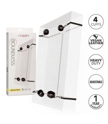 CALEXOTICS - BOUNDLESS RED RESTRAINT SET RESTRICCION CAMA