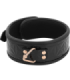 BEGME - BLACK EDITION COLLAR CUERO VEGANO CON FORRO DE NEOPRENO