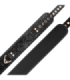 BEGME - BLACK EDITION COLLAR CUERO VEGANO CON FORRO DE NEOPRENO