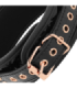 BEGME - BLACK EDITION COLLAR CUERO VEGANO CON FORRO DE NEOPRENO