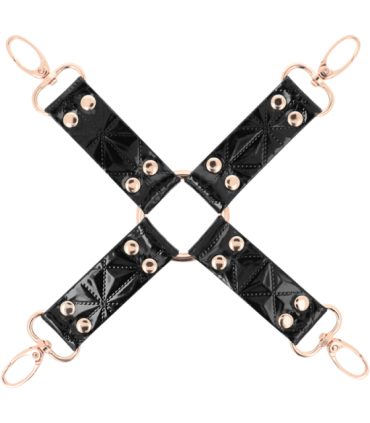 BEGME - BLACK EDITION HOG TIE CUERO VEGANO