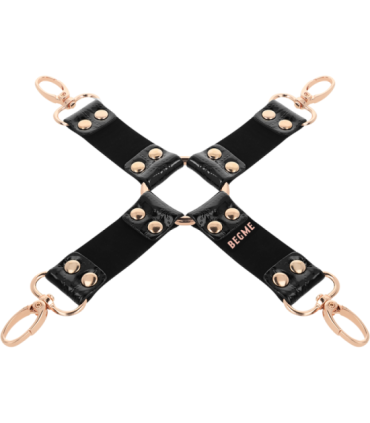 BEGME - BLACK EDITION HOG TIE CUERO VEGANO