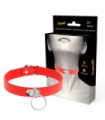 COQUETTE CHIC DESIRE - COLLAR CUERO VEGANO ROJO ACCESORIO WOMAN FETISH