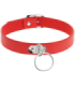 COQUETTE CHIC DESIRE - COLLAR CUERO VEGANO ROJO ACCESORIO WOMAN FETISH