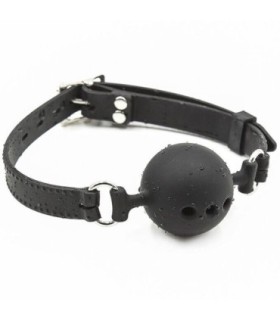 OHMAMA FETISH - MORDAZA BOLA TRANSPIRABLE SILICONA TALLA L