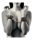 COQUETTE CHIC DESIRE - BLACK EDITION ESPOSAS PARA MANOS CON FORRO DE NEOPRENO