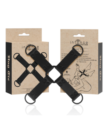 INTENSE - FETISH ENGANCHE MÚLTIPLE PARA MANOS Y PIES DE CUERO VEGANO