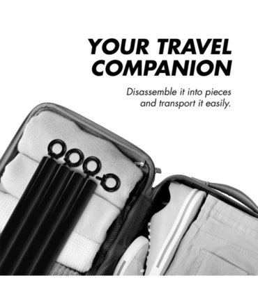 FETISH SUBMISSIVE BONDAGE - BARRA SEPARADORA AJUSTABLE 4 PIEZAS