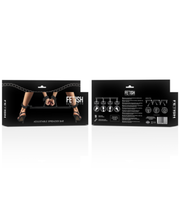 FETISH SUBMISSIVE BONDAGE - BARRA SEPARADORA AJUSTABLE 4 PIEZAS