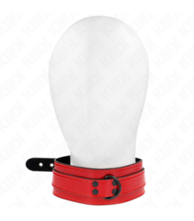KINK - COLLAR AJUSTABLE ROJO VINO 37.5-49.5 CM X 5 CM