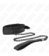 KINK - COLLAR CON CORREA 78 CM BONDAGE DE NEOPRENO MODELO 2 AJUSTABLE 37.5 X 49.5 CM
