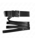 KINK - COLLAR CON CORREA 116 CM FINO NEGRO AJUSTABLE 32-50 CM X 8 CM