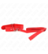 KINK - COLLAR CON CORREA 116 CM FINO ROJO AJUSTABLE 32-50 CM X 8 CM