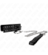 KINK - COLLAR CON CORREA 65 CM CON TACHUELAS PLATEADAS MODELO 1 AJUSTABLE 36-43 CM X 5 CM