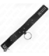 KINK - COLLAR CON CORREA 65 CM CON TACHUELAS PLATEADAS MODELO 2 AJUSTABLE 36-43 CM X 5 CM
