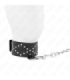 KINK - COLLAR CON CORREA 65 CM CON TACHUELAS PLATEADAS MODELO 3 AJUSTABLE 36-43 CM X 5 CM
