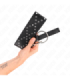 KINK - COLLAR CON CORREA 65 CM CON TACHUELAS PLATEADAS MODELO 3 AJUSTABLE 36-43 CM X 5 CM