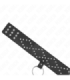KINK - COLLAR CON CORREA 65 CM CON TACHUELAS PLATEADAS MODELO 3 AJUSTABLE 36-43 CM X 5 CM