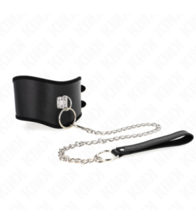 KINK - COLLAR CON CORREA 65 CM ANCHO NEGRO AJUSTABLE 40-55 CM X 10 CM
