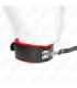 KINK - COLLAR CON CORREA 116 CM DE PIEL ROJO AJUSTABLE 40-48 CM X 6 CM