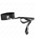 KINK - COLLAR CON CORREA 116 CM DE PIEL NEGRO AJUSTABLE 40-48 CM X 6 CM