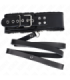 KINK - COLLAR CON CORREA 116 CM DE PIEL NEGRO AJUSTABLE 40-48 CM X 6 CM