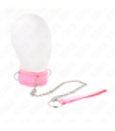 KINK - COLLAR CON CORREA 65 CM CON RESTRICCIONES ROSA AJUSTABLE 36-42 CM X 5.5 CM