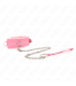KINK - COLLAR CON CORREA 65 CM CON RESTRICCIONES ROSA AJUSTABLE 36-42 CM X 5.5 CM