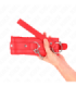 KINK - COLLAR CON CORREA 65 CM CON RESTRICCIONES ROJO AJUSTABLE 36-42 CM X 5.5 CM