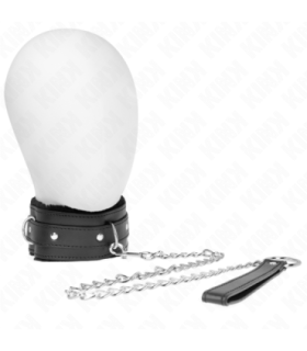 KINK - COLLAR CON CORREA 65 CM CON RESTRICCIONES NEGRO AJUSTABLE 36-42 CM X 5.5 CM
