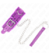 KINK - COLLAR CON CORREA 65 CM CON RESTRICCIONES MORADO AJUSTABLE 36-42 CM X 5.5 CM