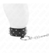 KINK - COLLAR CON CORREA 65 CM CON TACHUELAS PLATEADAS MODELO 5 AJUSTABLE 36-43 CM X 5 CM