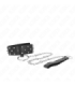 KINK - COLLAR CON CORREA 65 CM CON TACHUELAS PLATEADAS MODELO 5 AJUSTABLE 36-43 CM X 5 CM