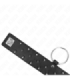 KINK - COLLAR CON CORREA 65 CM CON TACHUELAS PLATEADAS MODELO 5 AJUSTABLE 36-43 CM X 5 CM