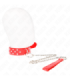KINK - COLLAR CON CORREA 65 CM REMACHE ANILLA ROJO AJUSTABLE 36-50 CM X 3.8 CM